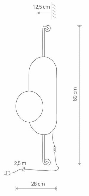 Aplica WHEEL LUX I 8430 Lucente - Home & Lighting