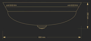 Plafoniera Bellagio Bel-Pl-3(P) Lucente - Home & Lighting