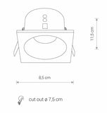Spot Incastrat DELTA 8370 Lucente - Home & Lighting