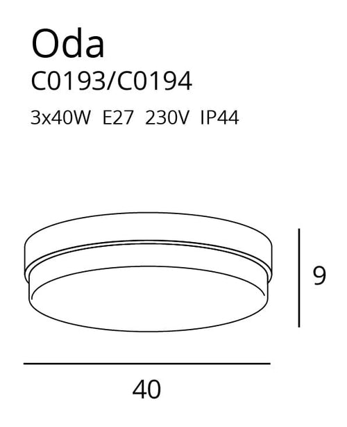 Plafoniera ODA C0194 Lucente - Home & Lighting