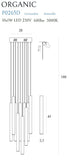 Lustra ORGANIC P0265D Lucente - Home & Lighting