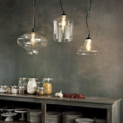 Lustra Bistro' Sp1 Square Transparente 112305 Lucente - Home & Lighting