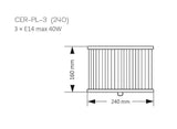 Plafoniera CERO CER-PL-3(N)240 Lucente - Home & Lighting
