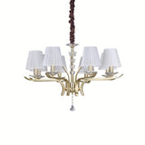 Candelabru Pegaso Sp8 Ottone Satinato 197739 Lucente - Home & Lighting
