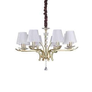 Candelabru Pegaso Sp8 Ottone Satinato 197739 Lucente - Home & Lighting
