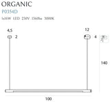 Lustra ORGANIC HORIZON P0354D Lucente - Home & Lighting