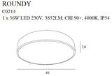 Plafoniera ROUNDY C0214