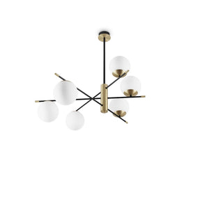 Candelabru GOURMET PL6 NERO E OTTONE 289496