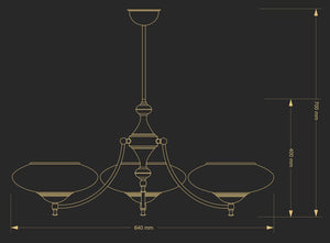 Candelabru San Marino SAN-ZW-3(P) Lucente - Home & Lighting