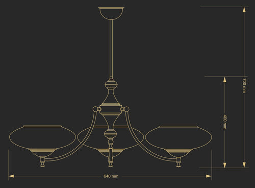 Candelabru San Marino SAN-ZW-3(P) Lucente - Home & Lighting