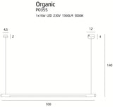 Lustra Organic Horizon P0355 Lucente - Home & Lighting