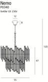 Candelabru Nemo P0340 Lucente - Home & Lighting