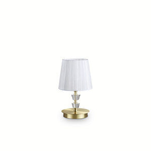 Veioza Pegaso Tl1 Small Ottone Satinato 197753 Lucente - Home & Lighting