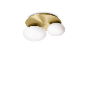 Plafoniera NINFEA PL2 OTTONE 293653