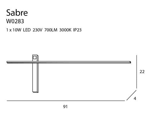 Aplica SABRE W0283 Lucente - Home & Lighting