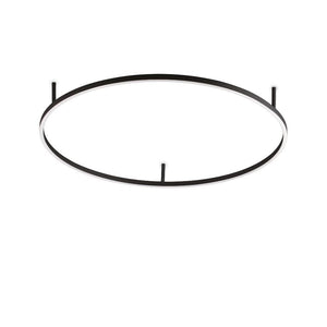 Plafoniera Oracle Slim pl D090 round BK 3000K 266022 Lucente - Home & Lighting