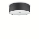 Plafoniera Woody Pl4 Nero 103273 Lucente - Home & Lighting