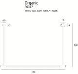 Lustra Organic Horizon P0357 Lucente - Home & Lighting