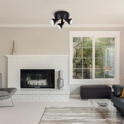 Plafoniera FOCUS 1543BK Lucente - Home & Lighting