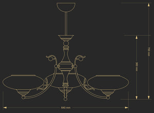 Candelabru Casamia Cas-Zw-3(P) Lucente - Home & Lighting