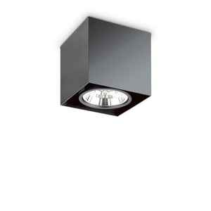 Spot Aplicat MOOD PL1 D15 SQUARE NERO 243931 Lucente - Home & Lighting
