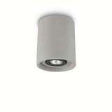 Spot Aplicat OAK PL1 ROUND CEMENTO 150437 Lucente - Home & Lighting
