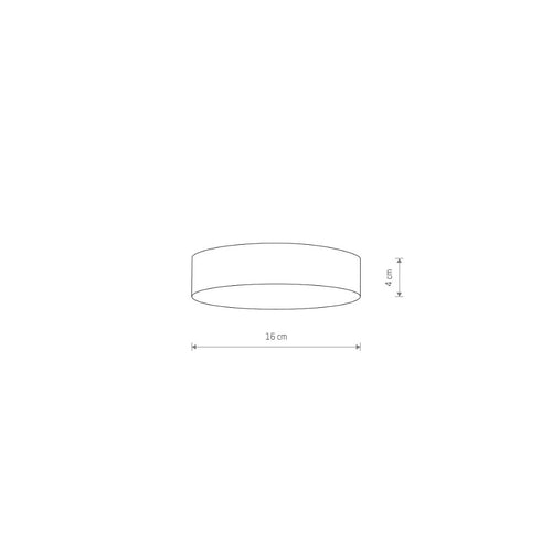 Plafoniera LID ROUND LED 25W 4000K 10412
