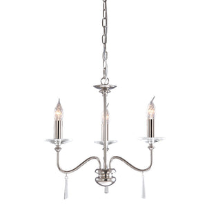 Candelabru FINSBURY PARK FP3 POL NICKEL Lucente - Home & Lighting