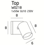 Aplica Top 1 W0218 Lucente - Home & Lighting