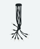 Lustra I-Lover-9-Nero Lucente - Home & Lighting