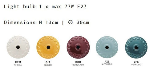 Plafoniera COLORS C1633-VPE Lucente - Home & Lighting