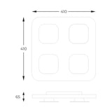 Plafoniera CONSTELLATION A0563-04H-S8TH