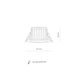 Spot Incastrat CL KEA LED 20W 3000K 8773