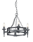 Candelabru SAXON SAX3 BLK/SIL Lucente - Home & Lighting