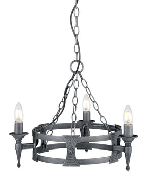 Candelabru SAXON SAX3 BLK/SIL Lucente - Home & Lighting