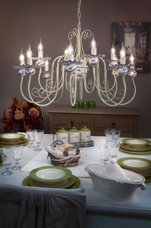 Candelabru SANREMO C410-12-69.DEC.LAV Lucente - Home & Lighting