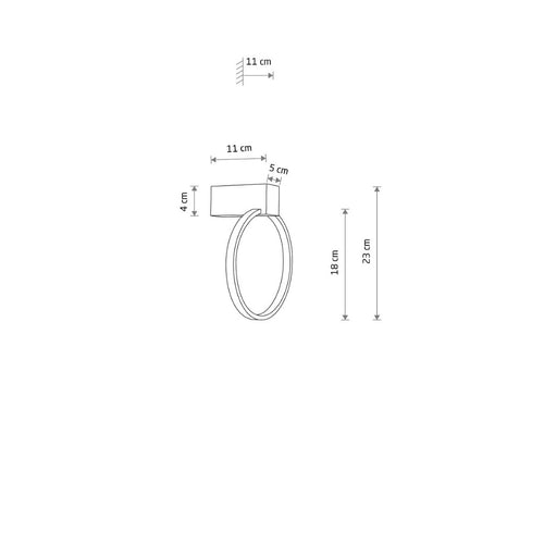 Aplica CIRCOLO LED XS 3000K 10808