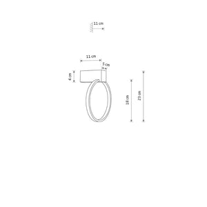 Aplica CIRCOLO LED XS 4000K 10858