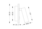 Aplica IOS 176 C176-WL-01-6W-MG Lucente - Home & Lighting
