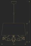 Lustra Monza Mon-Zwd-3(P/A) Lucente - Home & Lighting