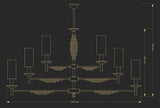 Candelabru Fellino Fel-Zwl-6(P/A) Lucente - Home & Lighting