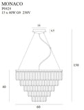 Candelabru MONACO P0424 Lucente - Home & Lighting