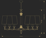 Candelabru Merano Mer-Zw-6(P/A) Lucente - Home & Lighting