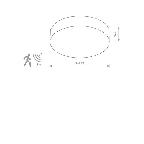 Plafoniera ARENA SENSOR 10186