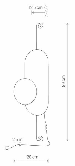 Aplica WHEEL LUX II 8428 Lucente - Home & Lighting