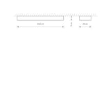 Plafoniera SOFT CEILING LED 90X20 7531