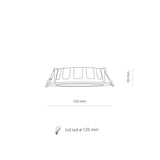 Spot Incastrat CL KOS LED 10W 3000K IP44 8780 Lucente - Home & Lighting