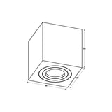 Spot Aplicat QUARDIP SL ACGU10-160 Lucente - Home & Lighting
