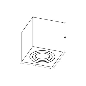 Spot Aplicat QUARDIP SL ACGU10-160 Lucente - Home & Lighting