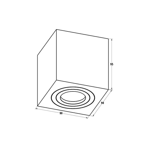 Spot Aplicat QUARDIP SL ACGU10-160 Lucente - Home & Lighting